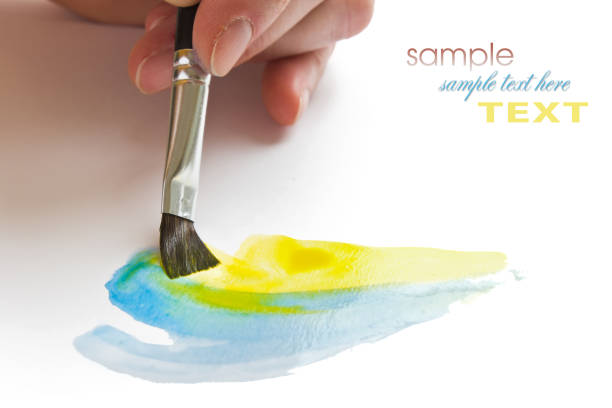 istock Artists paint brush and paint 896762010