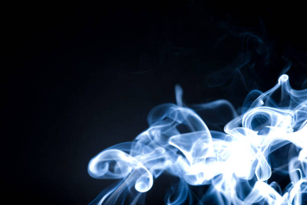 istock Abstract beautiful smoke on a black background 896765426