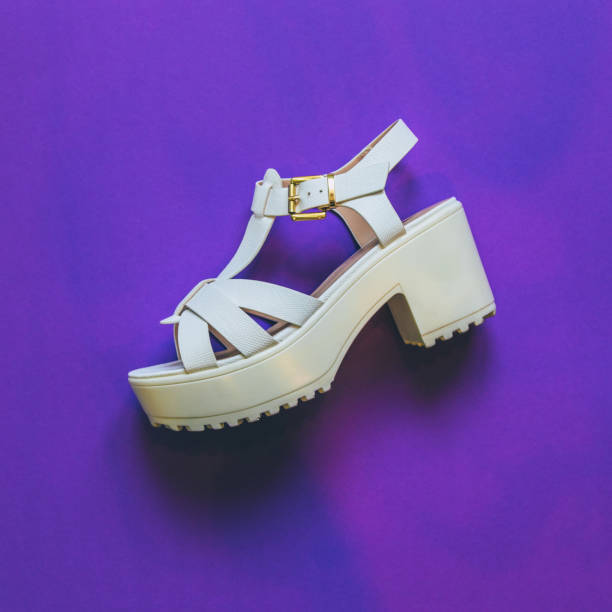 istock one fashionable white platform sandal 896768214