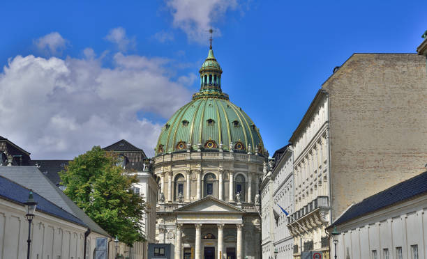 istock Amalienborg place square, Copenhagen, Denmark 896768974