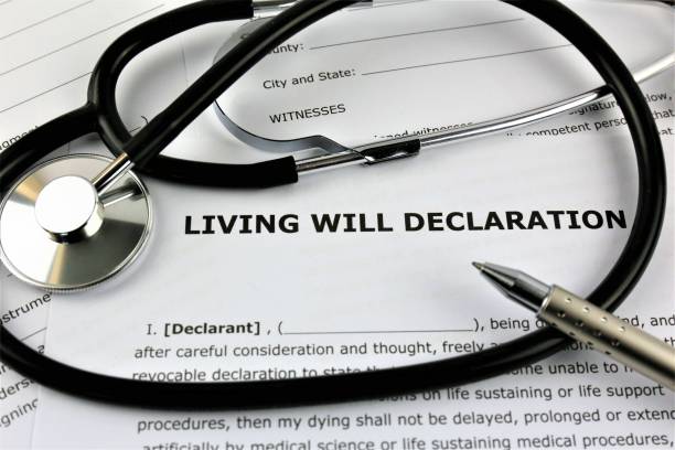 istock An concept Image of a living will declaration 896772208