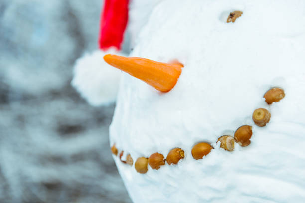 istock snow man in city park 896787548