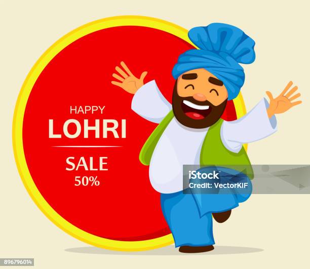Funny Dancing Sikh Man Stock Illustration - Download Image Now - Adult,  Agriculture, Banner - Sign - iStock