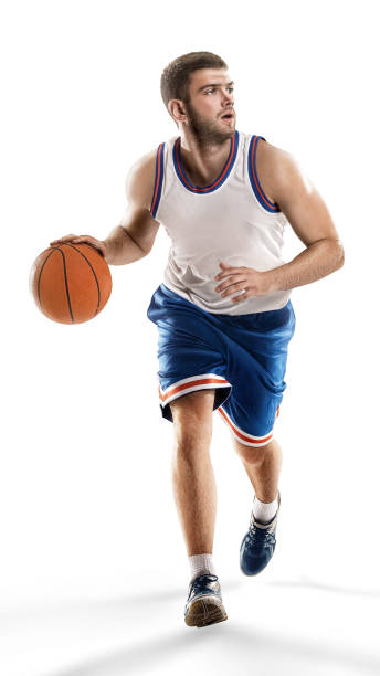 istock one basketball player jump isolation 896809642