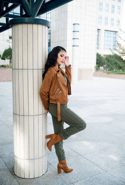 istock Young urban woman posing outdoor 896814828