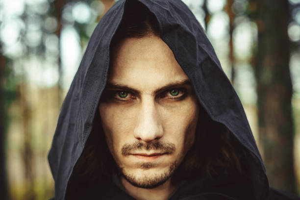 istock a monk in the hood 896837364