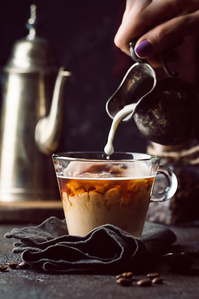 istock Glass cup of coffee 896837692