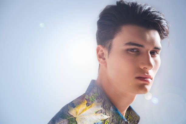 istock Portrait of a young man thinking about autumn 896863366