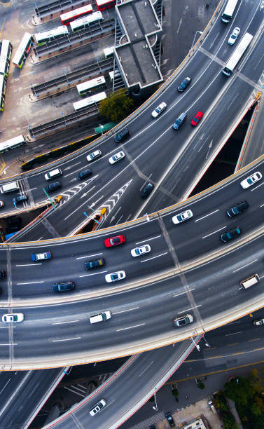 istock Nanpu bridge aerial highway junction 896880932