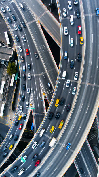 istock Nanpu bridge aerial highway junction 896880938