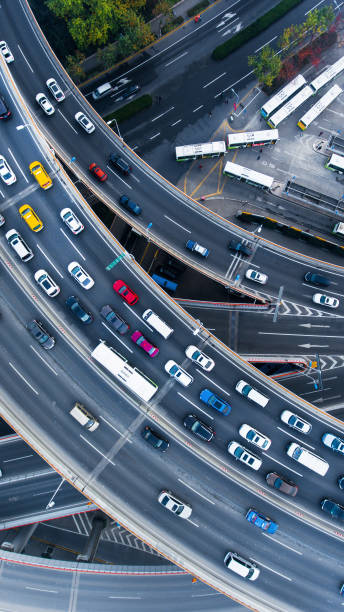 istock Nanpu bridge aerial highway junction 896880940