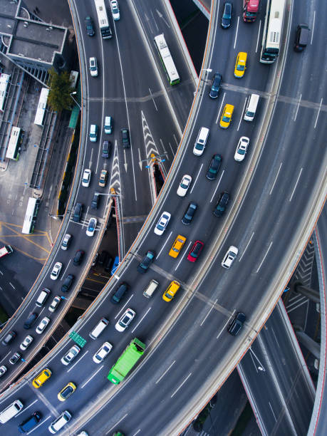istock Nanpu bridge aerial highway junction 896880958