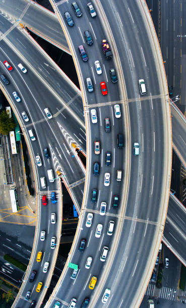 istock Nanpu bridge aerial highway junction 896880978
