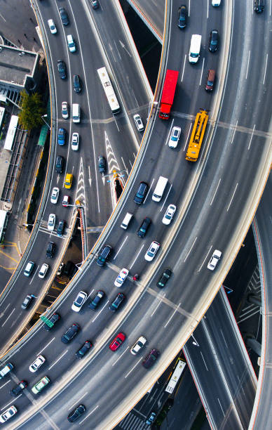 istock Nanpu bridge aerial highway junction 896880984