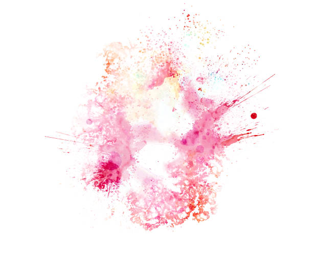 istock Abstract colorful frame template Colorful painting texture background and colorful splash brush to art. 896891724