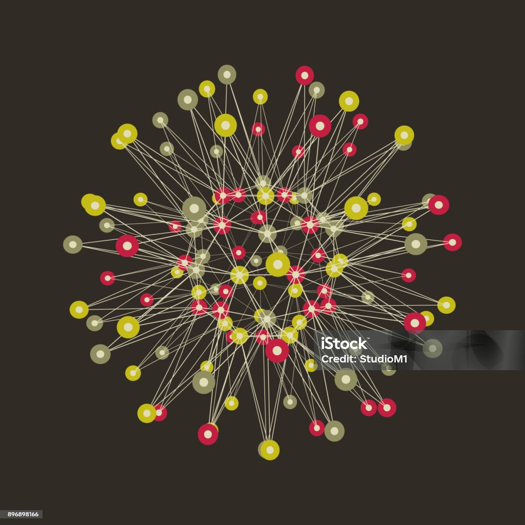 Connection Structure Global Digital Connections Technology Concept ...