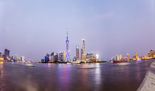 shanghai urban skyline