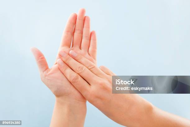 Bsl Fingerspelling Alphabet Stock Photo - Download Image Now - Sign Language, British Sign Language, Sign