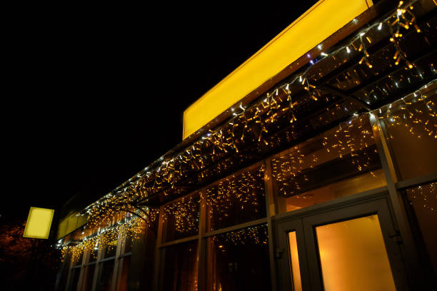 istock Cafe or restaurant for christmas holidays 896972672