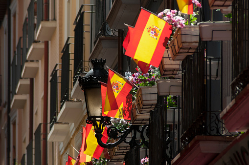 flags and balconies