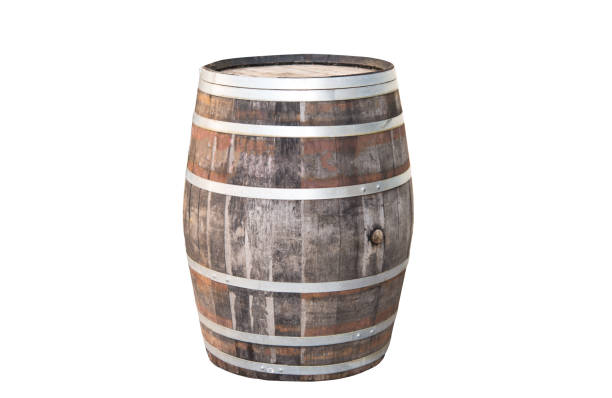 istock wooden barrel isolated 896987452