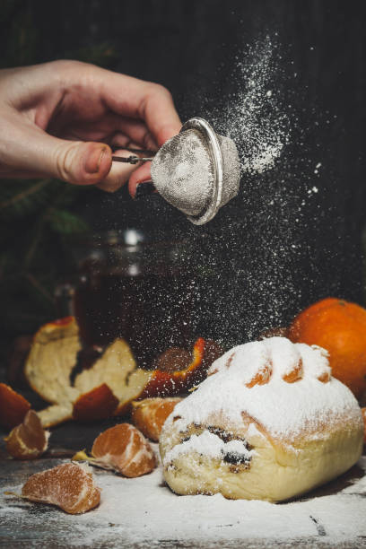 istock sweet pastry sprinkle with powdered sugar 896987516