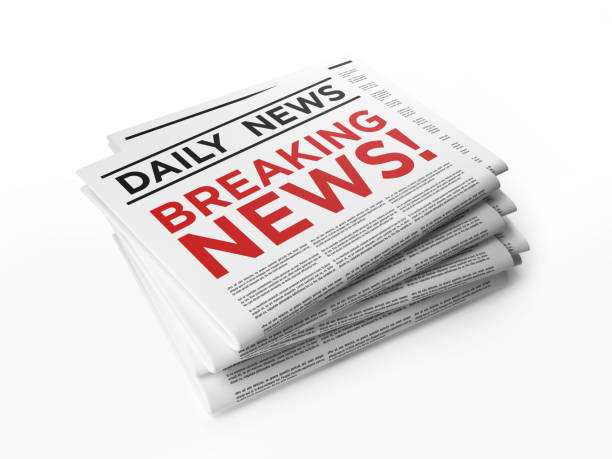 istock Breaking News Concept On White Background 897011962