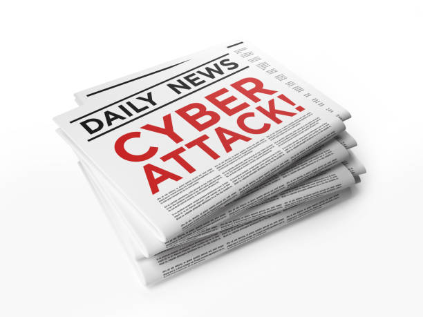 istock Cyber Attack Headline On A Newspaper Against White Background 897012108