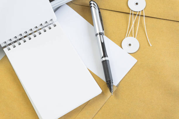 istock Office desks with office equipment and documents you use with your products. 897034516
