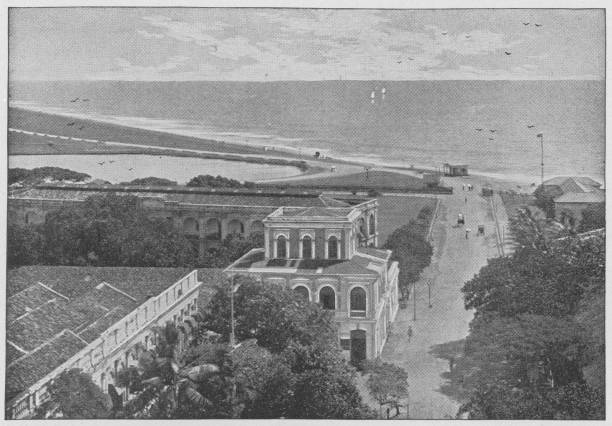 istock Beach in Colombo, India - British Era 897048488