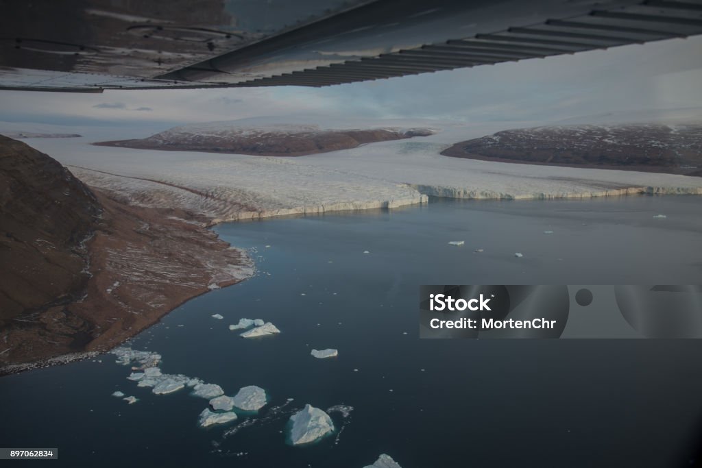 Knud Rasmussen Gletcher (glacier) Wolsteinholme Fjord Arctic Stock Photo