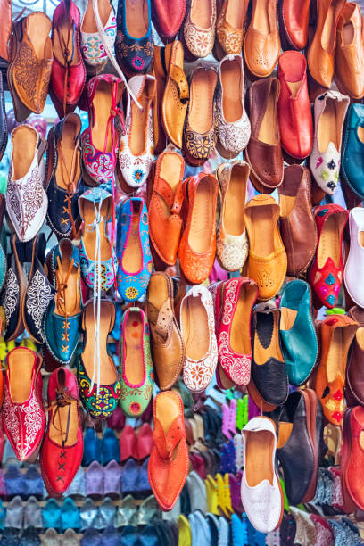 istock Traditional style shoes in Fez Morocco 897067300