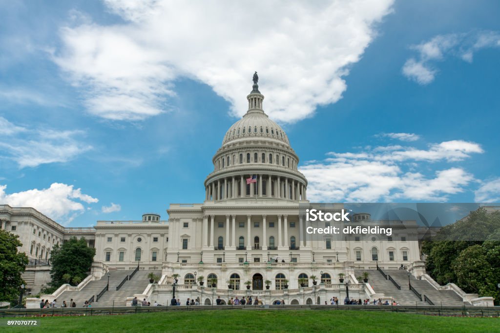 United States Capitol West in Washington, DC The West Facade of the U.S. Capitol Building in Washington, DC. Capitol Building - Washington DC Stock Photo
