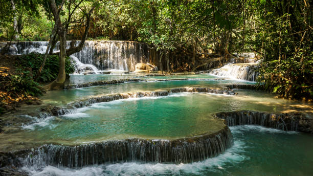 istock Kuang Si Falls in Laos 897080490