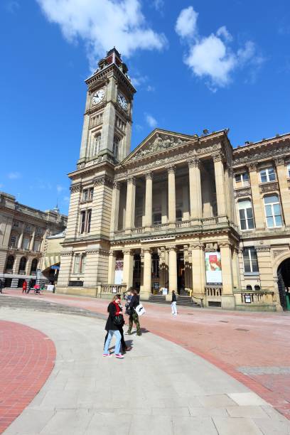 birmingham, reino unido - birmingham town hall uk city - fotografias e filmes do acervo