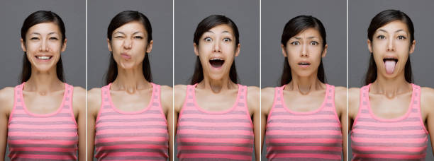 istock Real Asian Woman Portraits With Different Emotions 897128686