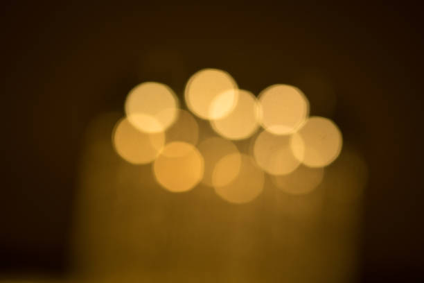 istock Abstract blur light bokeh background, vintage tone. 897158556