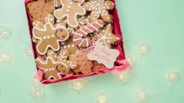 istock Packaging traditional home made gingerbread cookies 897178772