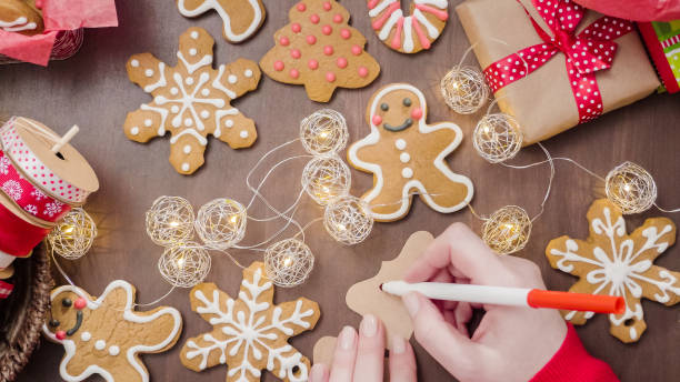 istock Packaging traditional home made gingerbread cookies 897178810