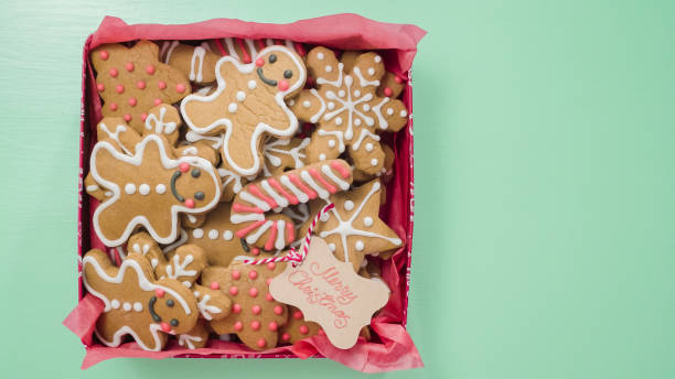 istock Packaging traditional home made gingerbread cookies 897180900