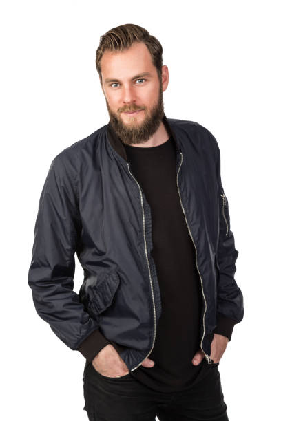 istock Bearded man in dark clothing 897181048