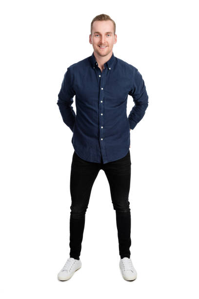 istock Relaxed young adult in shirt 897181068