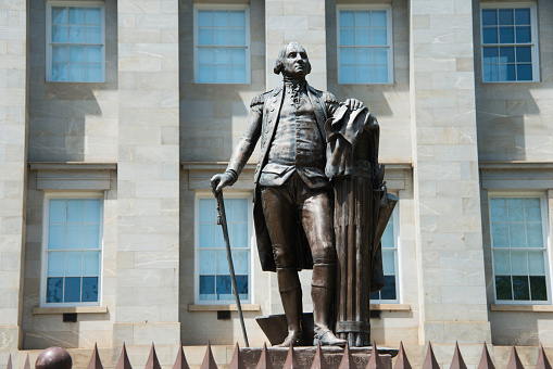 George Washington Statue in Raleigh, North Carolina