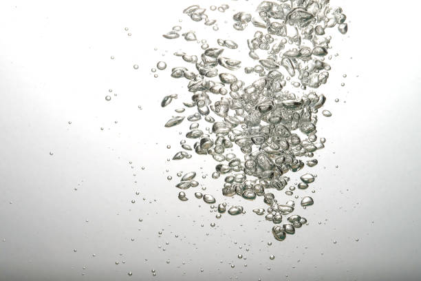 istock Liquid silver metal abstract ,water drops waves Bubble and ripples 897204332