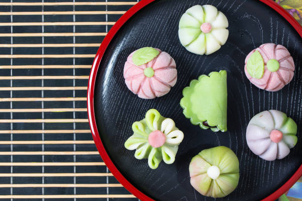 istock Japanese traditional confectionery wagashi 897210274
