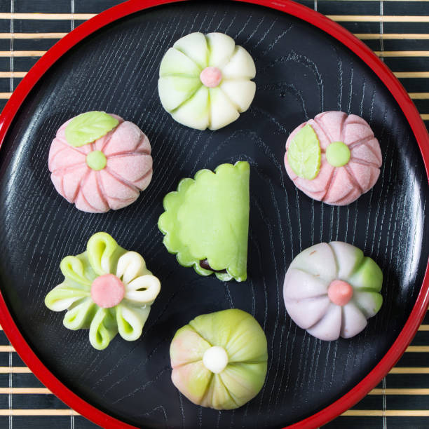 istock Japanese traditional confectionery wagashi 897210294