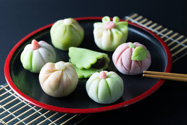 istock Japanese traditional confectionery wagashi 897210366