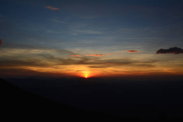 istock Beautiful sunset in mountains. Summer sundown. Wonderful nature background. 897218444
