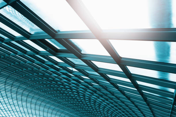 istock Geometrical of roofing dome, Abstract background 897224072