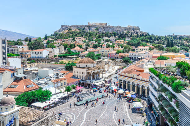 istock Monastiraki Square in Athens, Greece 897237688